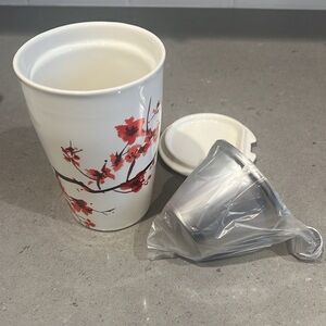 NEW Tea Forte Lotus Steeping Cup with Infuser